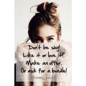 Create a Bundle or Make an Offer!